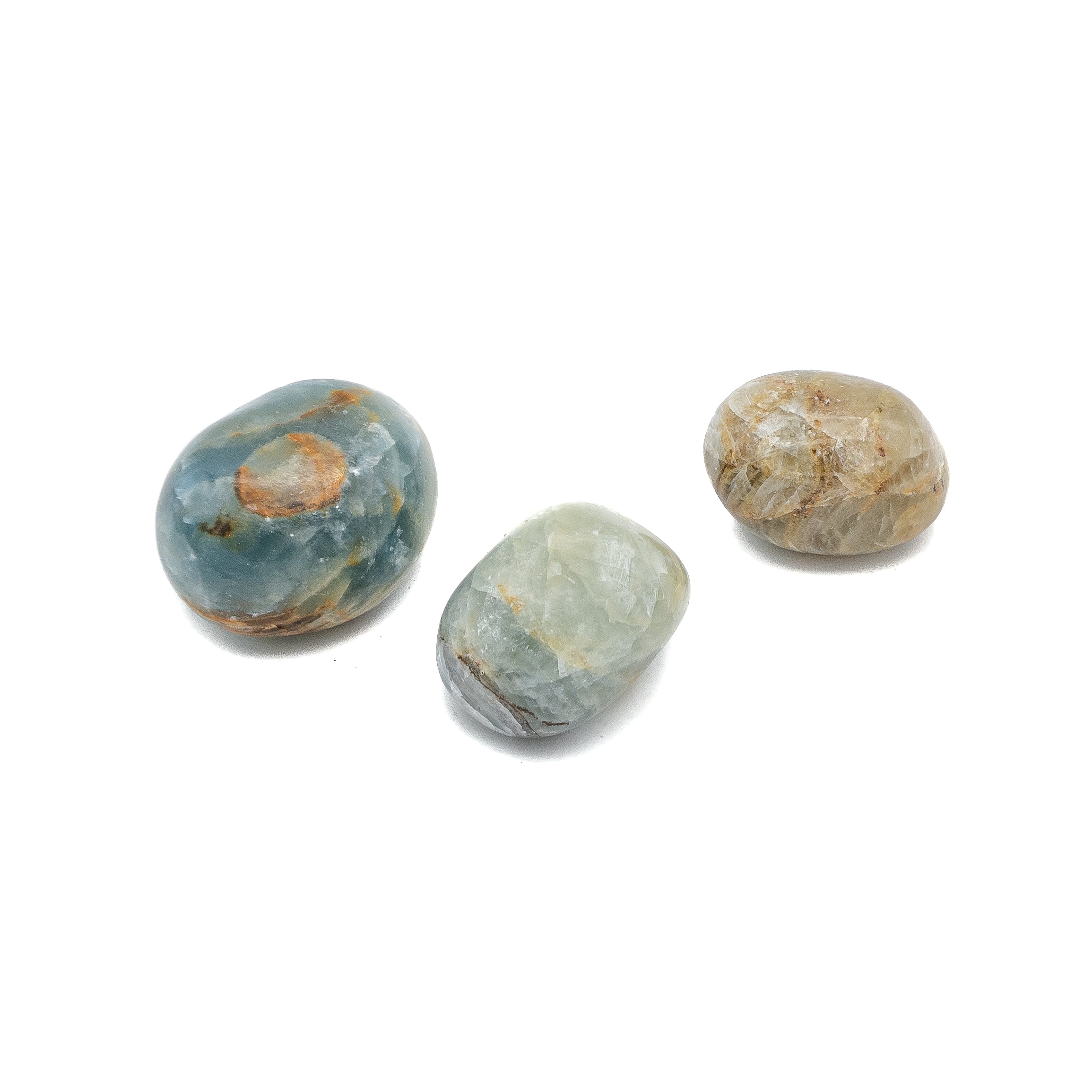Calcite - Blue Aquatine Tumble $4
